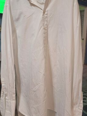 Thomas Pink White Dress Shirt with Pink Label